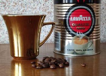 puszka metalowa opakowanie lavazza qualita oro puszka  kawa lavazza