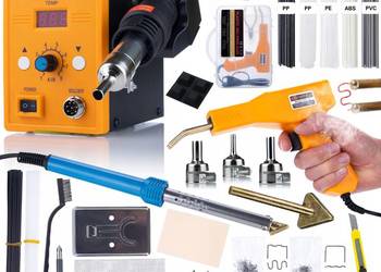 Stacja Lutownicza Hot-Air Rosfix 858D + Lutownica 80W | Zestaw 3 Dysz, Spo…