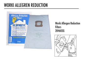 Oryginalne worki Kirby Allergen Reduction 6szt/opk