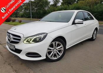 Mercedes E 220 E220 CDI Biała Perła Super Stan Zarejestrowany Gwarancja W2…