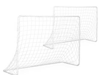 Dwie bramki piłkarskie z siatką do piłki nożnej 180x122 cm MultiGarden
