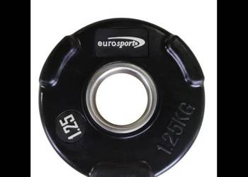 Obciążenia olimpijskie ogumowane z uchwytami 1,25kg