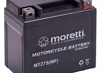 AKUMULATOR MOTOCYKLOWY MORETTI AGM (GEL) 6AH MTZ7S RTZ7S FTZ7S YTZ7S
