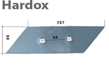 Dłuto 100hektarów HARDOX 3054502/P części do pługa NAUD
