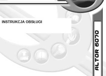 KUHN Altor 6070, Athenor 6070 wycinaki instrukcja obsługi PL