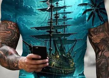 Stylowa codzienna koszulka t-shirt 3D