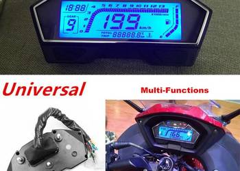 Licznik obrotomierz prędkościomierz uniwersalny quad motocyk