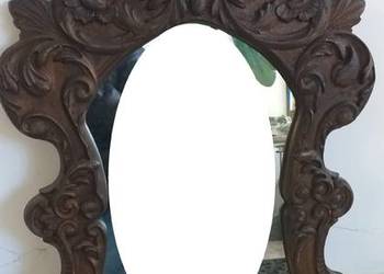 Sprzedam stylizowane lustro w rzeźbionej drewnianej ramie