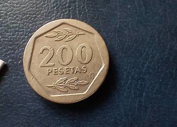 Stare monety 200 peset 1986 Hiszpania