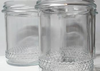 Słoik 400ml z grawerem plastra miodu / 594 szt.