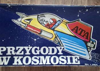Przygody w kosmosie - gra planszowa z czasów PRL-u, kompletna