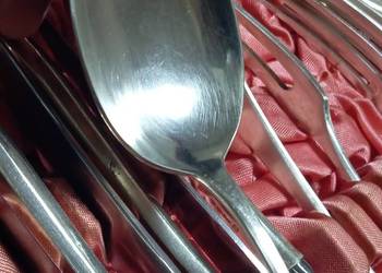 Posrebrzane sztućce z czasów PRL solidna robota