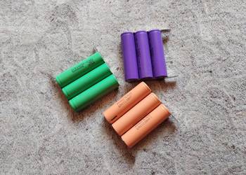 Akumulator li-ion Ogniwa 18650 3,7v zgrzane w pakiet 1s3p bateria