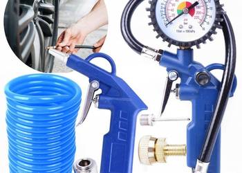 Pistolet do pompowania przedmuchiwania wąż i końcówki 6el