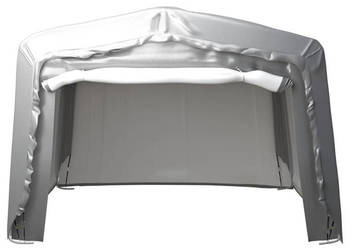 Namiot magazynowy 370 x 370 cm stal szary WM-3079591
