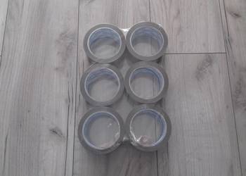 6x Taśmy pakowe przylepne Smart brązowa 48mmx91m =100y klej akryl, Adhesive