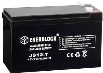 Akumulator 12V 7Ah ENERBLOCK AGM JS12-7