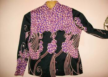 Bluzka koszulowa wzorzysta