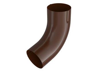 Bryza STAL Kolano 90 mm brązowy ral 8017