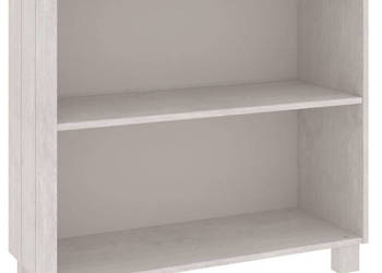 Szafka HAMAR biała 85x35x80 cm lite drewno sosnowe WM-340501