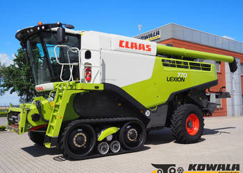 Claas Lexion 770TT + V1230 Kombajn zbożowy rotorowy gąsienicowy