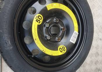 Koło dojazdowe 5x112 R16 VW SEAT SKODA AUDI Ucho lewarek klucz Koło dojazdowe 5x112 R16 VW SEAT SKODA AUDI Ucho lewarek klucz