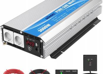 GIANDEL Falownik sinusoidalny 24 V na 230 V czysta sinusoida 3000 W Używana