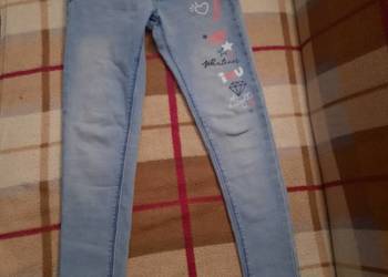 Spodnie jeansowe dziewczęce,  rozm. 140
