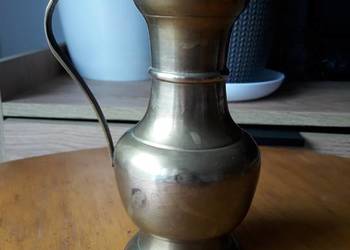 Stary dzbanek mosiądz Vintage