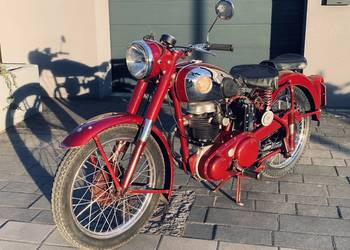 BSA C11G 1954r w świetnym stanie, zarejestrowany, biała tablica