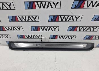 BMW E63 E64 NAKŁADKA LISTWA PROGOWA PRAWA PODŚWIETLANA 7079960  BMW E63 E64 NAKŁADKA LISTWA PROGOWA PRAWA PODŚWIETLANA 7079960