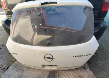 OPEL CORSA D KLAPA BAGAŻNIKA TYŁ TYLNA SZYBA TYLNEJ KLAPY EMBLEMAT