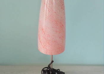 Lampa lampka nocna stołowa pastelowa różowa