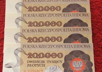 POLSKA PRL 200000 ZŁ WARSZAWA - Banknot UNC - 1 szt.