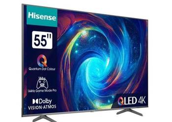 QLED TV  55" - Smart TV z WiFi- 4K UHD- Android TV- YouTube/Netflix itp.
