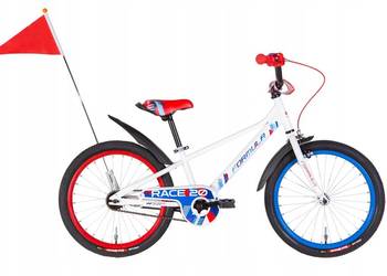 STYLOWY BEZPIECZNY ROWER 20 DZIECIĘCY DLA CHŁOPCA DZIEWCZYNKI DZIECKA