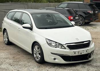 !! PEUGEOT 308 SW 2015 ROK 1.6 EHDI BIAŁA PERŁA BOGATA WERSJA !!