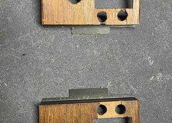 Osłona przedniej przegrody BMW E23 drewniana prawa i lewa