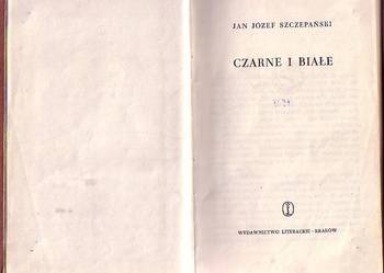 (7025) CZARNE I BIAŁE – JAN JÓZEF SZCZEPAŃSKI
