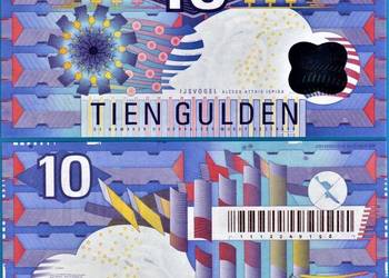 HOLANDIA  1997- 10 guldenów UNC! GRATIS WYSYŁKA!