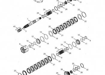 New Holland T6090 T6070 Koło zębate 1285985C1