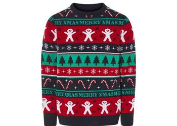 Sweter światęczny męski merry xmas L