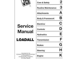 JCB 520-50, 525-50, 525S, 525 ładowarka instrukcja napraw PL