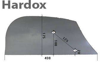 Odkładnia przedpłużka HARDOX 056853/P do pługa KVERNELAND