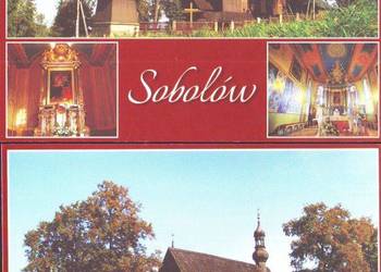 Pocztówki  Sobolów **  2 szt