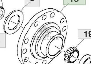 John Deere 8360R Podkładka Oporowa Pierścień Dystansowy Osłona CZĘŚCI R166…