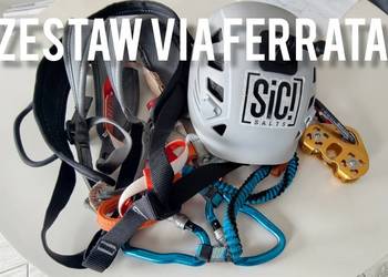 Zestaw VIA FERRATA – Wynajem (Kask, Lonża, Uprząż) | Puławy