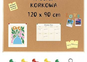 Duża tablica korkowa