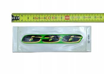 NAKLEJKA "636" NA ZADUPEK KAWASAKI NINJA ZX6R 03-04 GREEN 560520080 M