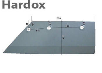 Lemiesz 300hektarów HARDOX 24064503/L części do pługa STEENO